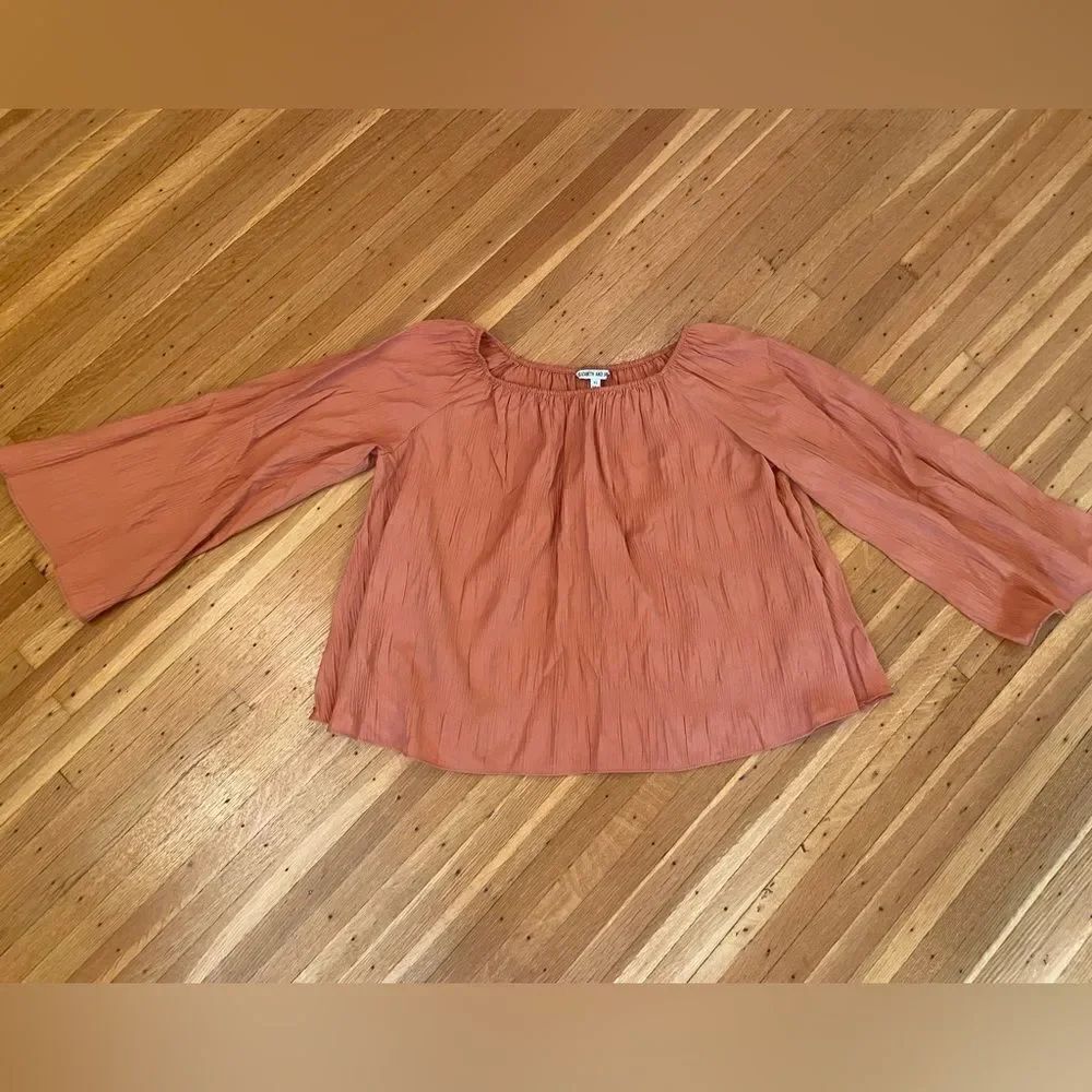 Elizabeth & James Boho Peasant Long Sleeve Top